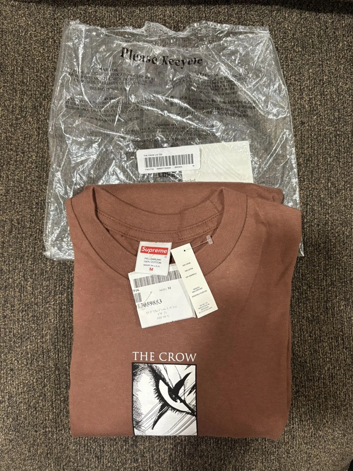 Supreme — Supreme the Crow L/S — streetwear — resale