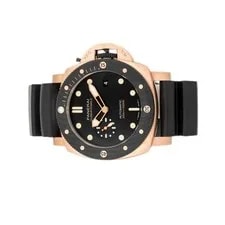 Panerai Submersible Goldtech OroCarbo Rose Gold Black 44mm PAM01070 Full Set 2