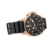 Panerai Submersible Goldtech OroCarbo Rose Gold Black 44mm PAM01070 Full Set 4