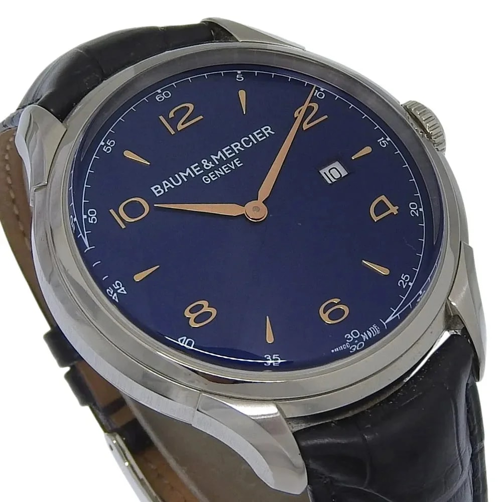 Baume & Mercier Clifton Stainless Steel and Leather 3
