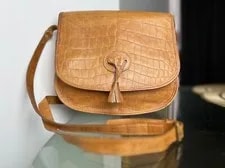 Fendi 70s Croco Embellished Crossbody 2