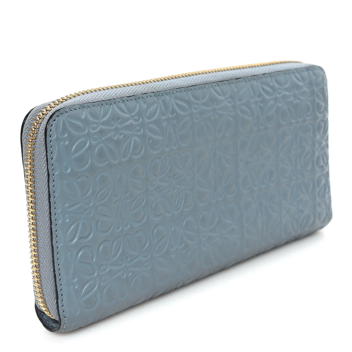 Embossed Repeat Medium Zip Wallet 3
