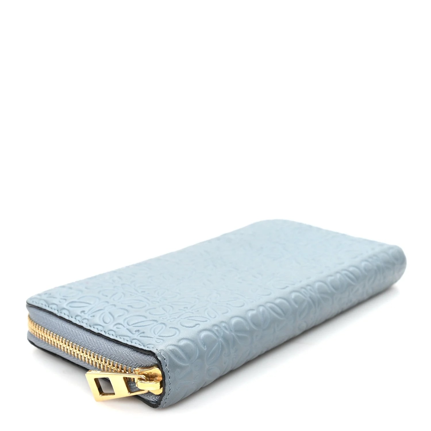Embossed Repeat Medium Zip Wallet 4