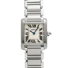 Cartier — Cartier Tank W51008Q3 ( 2384) 18mm Stainless Steel Silver #WW7167 — Watch — resale
