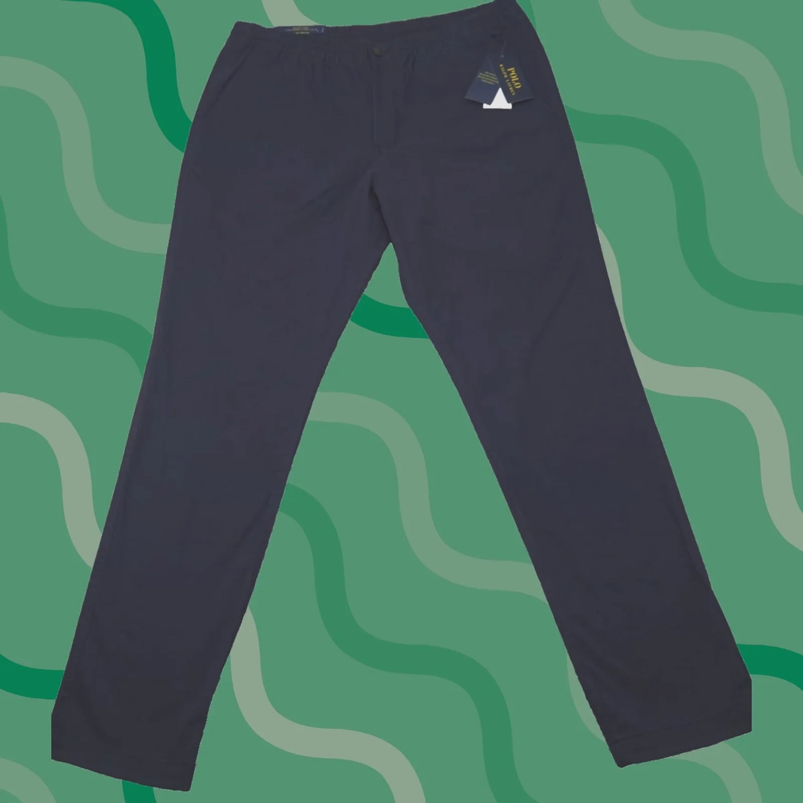 Polo Ralph Lauren — Polo Ralph Lauren Chino Pants Slim 34" Waist 30.5" Inseam Regular 100% Cotton Button Belt Loops Logo Pockets Flat Front — streetwear — resale