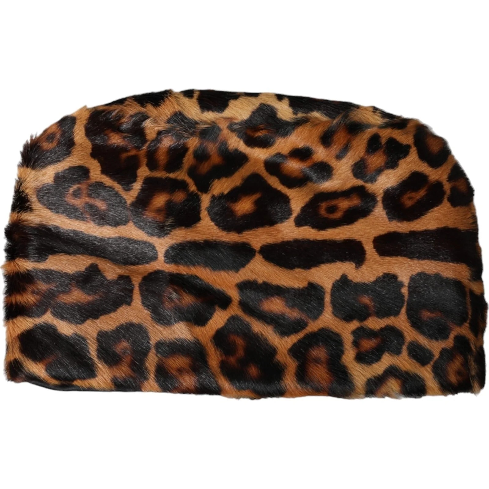 Dolce & Gabbana — Dolce & Gabbana Leopard Fur Bucket Capello Hat — Accessory — resale