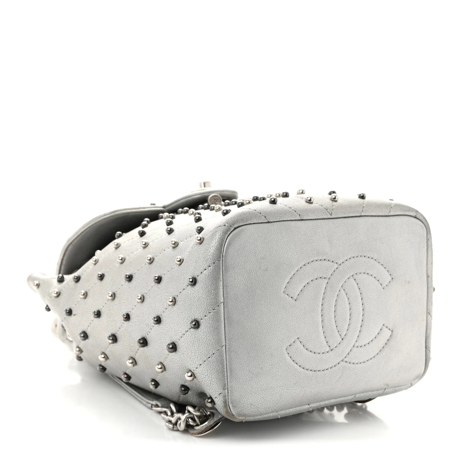 Metallic Chevron Studded Stud Wars Backpack 4
