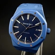 Audemars Piguet Royal OAK 15400ST 41MM Blue PVD 4