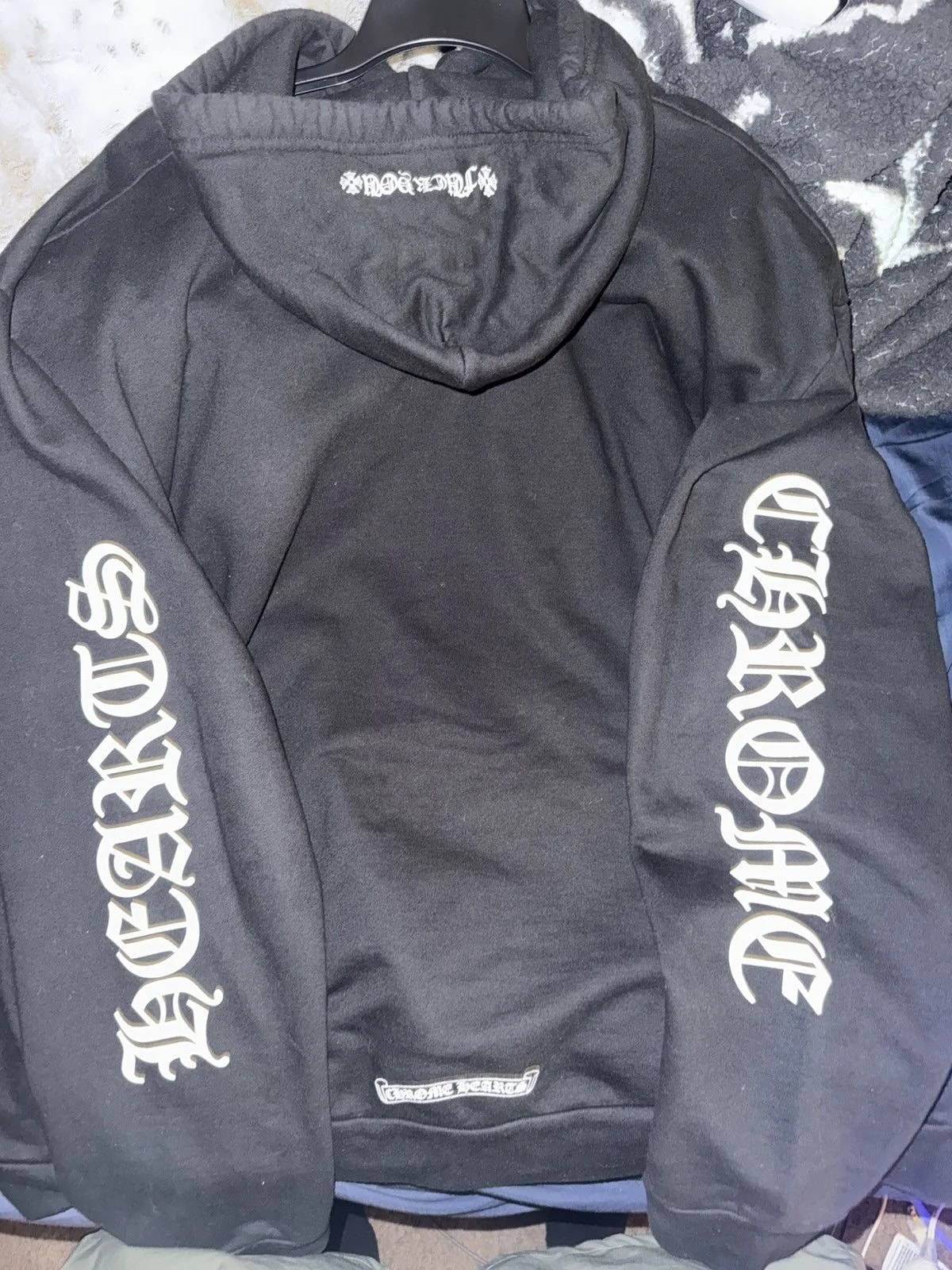 Chrome Hearts — Brand Hearts Fuck You Hoodie — streetwear — resale