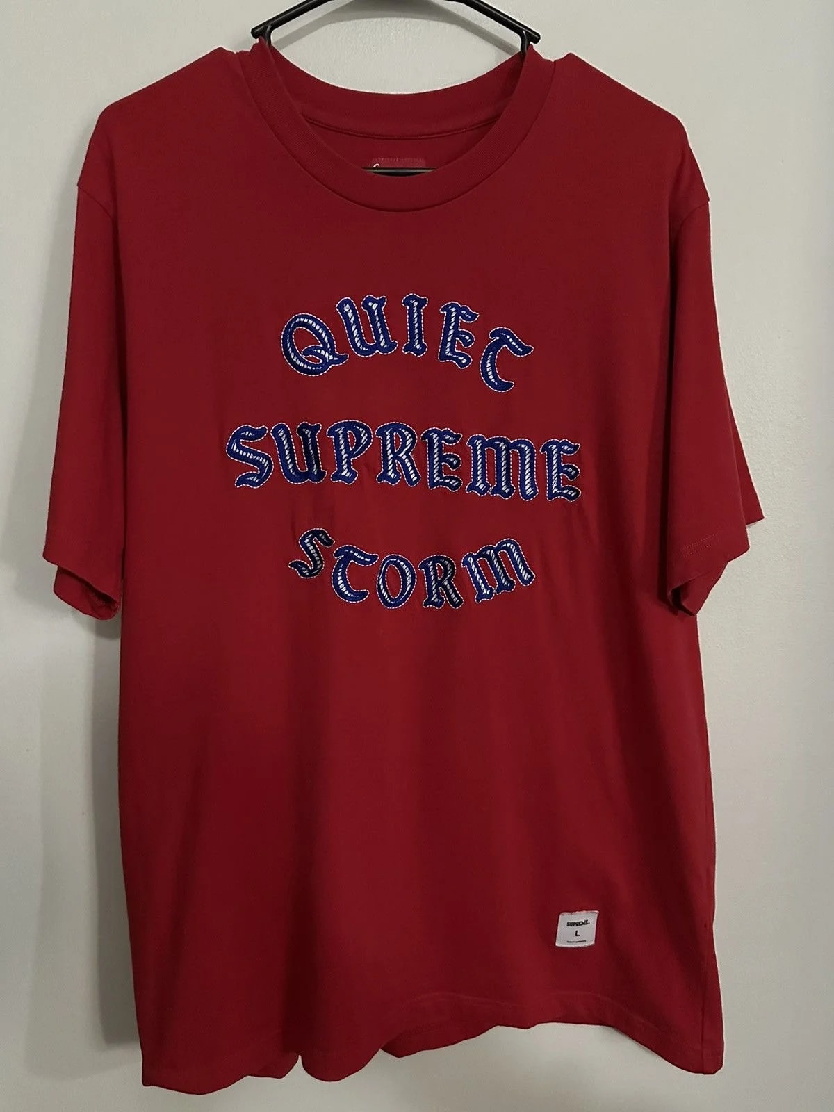 Supreme — Supreme Quiet Storm S/S Tee — streetwear — resale