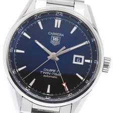 TAG Heuer Carrera Caliber 7 WAR2010 Twin Time Automatic Watch_922640