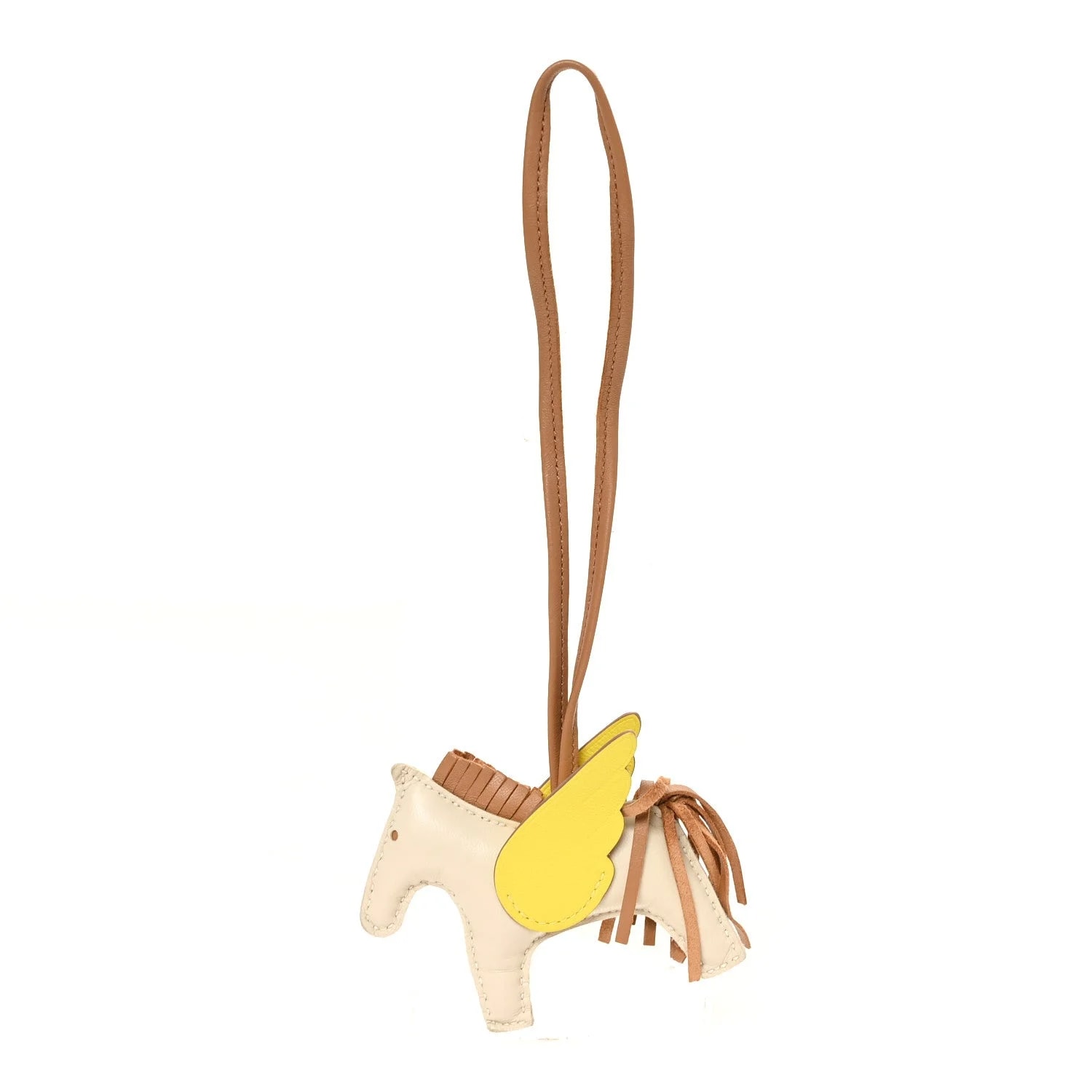 Hermès — Milo Grigri Rodeo Pegase Horse Bag Charm Chai — Accessory — resale