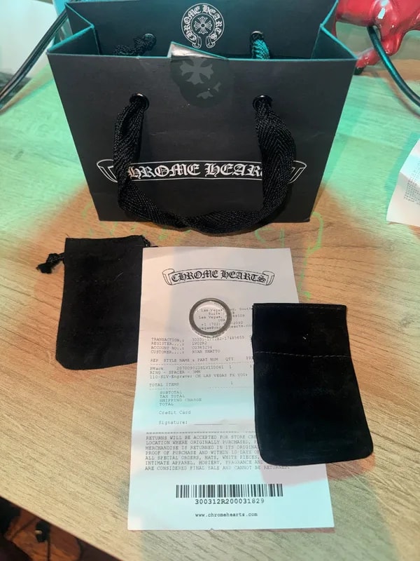Chrome Hearts — Hearts Vegas Fuck You Spacer 3mm — Handbag — resale