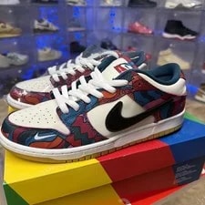 Nike SB — Nike SB Dunk Low Pro QS Parra Abstract Art Sz 10.5 DH7695 600 New NOS 2021 — Sneaker — resale