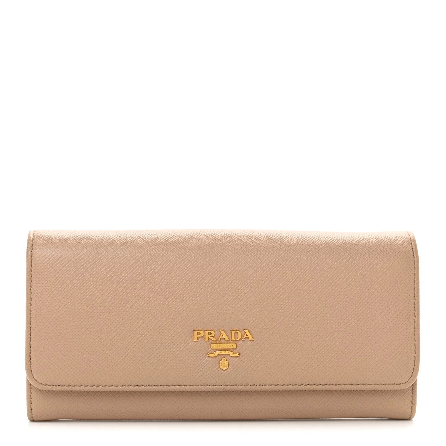Prada — Metal Continental Flap Travel Wallet Cammeo Orchidea — Accessory — resale