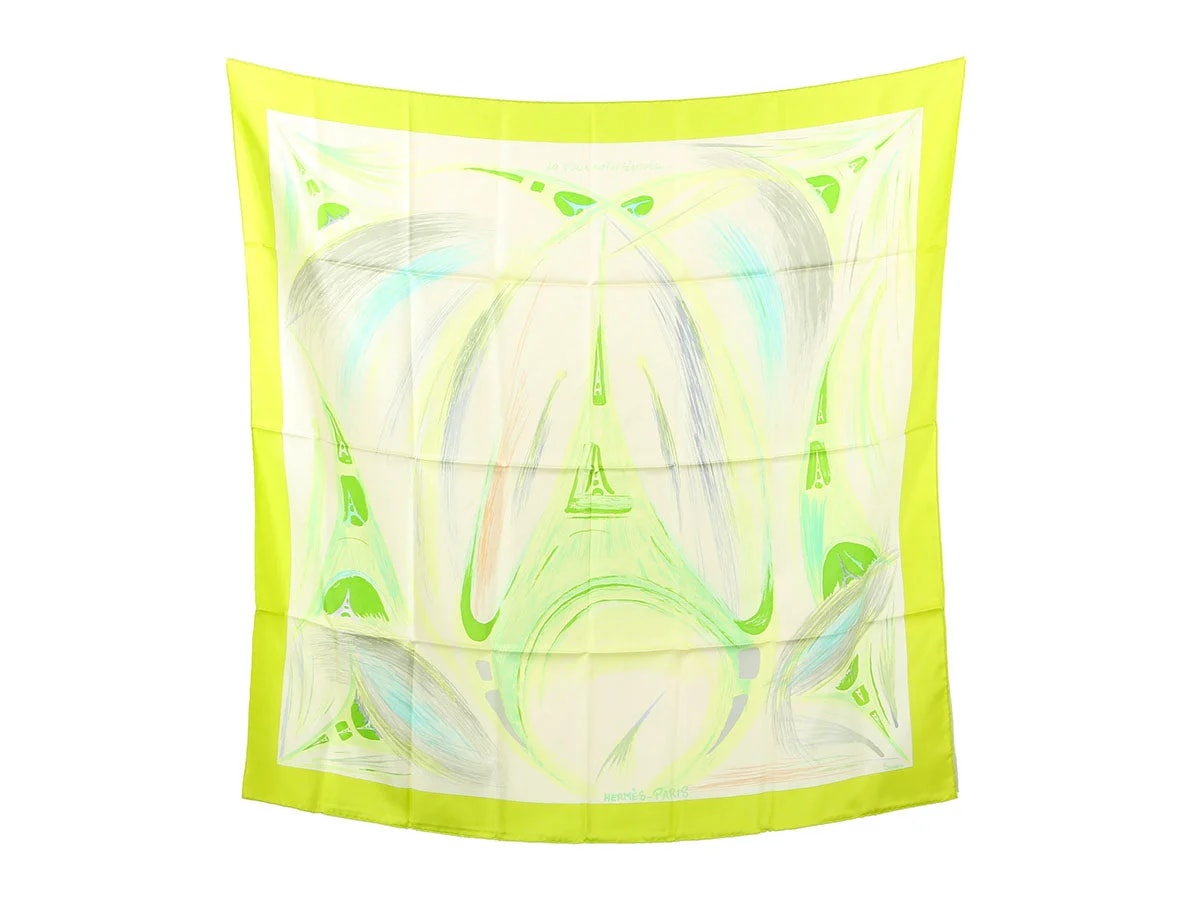 Hermès — Hermès la Tour Eiffel S'envole Scarf 90cm — Accessory — resale