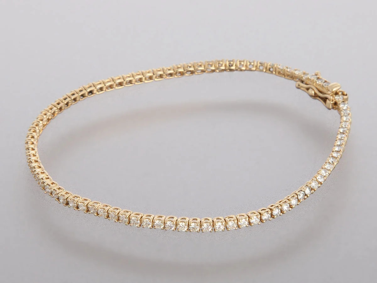 14K Yellow Gold 1-Carat Tennis 3