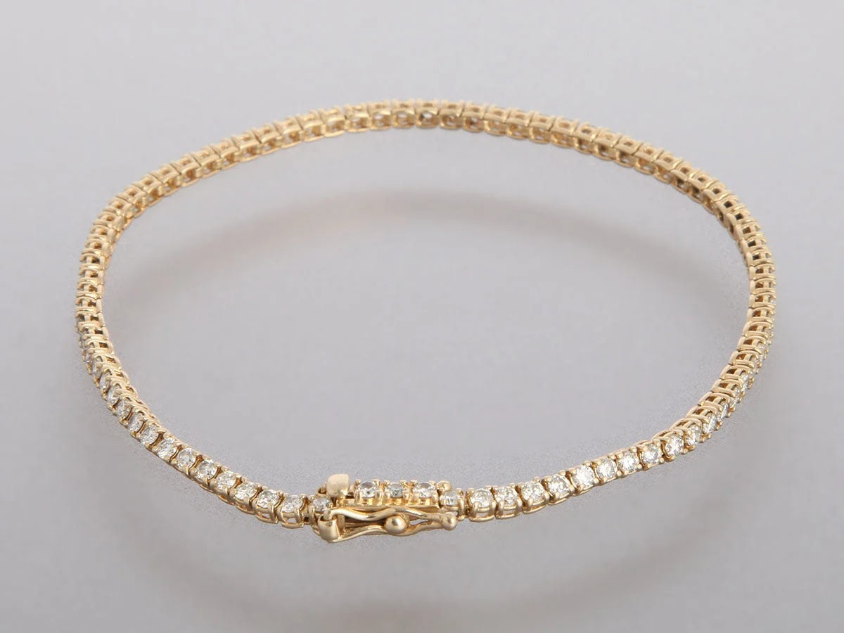 14K Yellow Gold 1-Carat Tennis 4