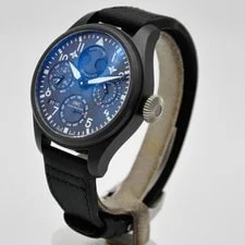IWC Big Pilot Top Gun Perpetual Calendar Black Ceramic 48mm IW502902 Strap Auto 2