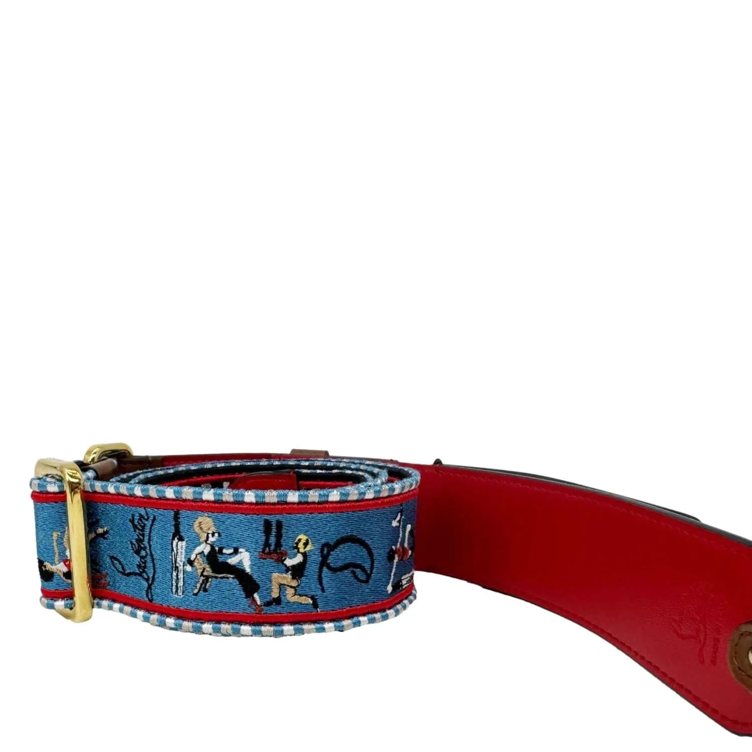 Christian Louboutin Greekaba Embroidered Bag Strap 3