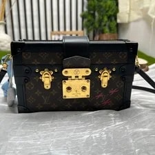 Louis Vuitton Petite Malle S Lock Clasp Crossbody 4