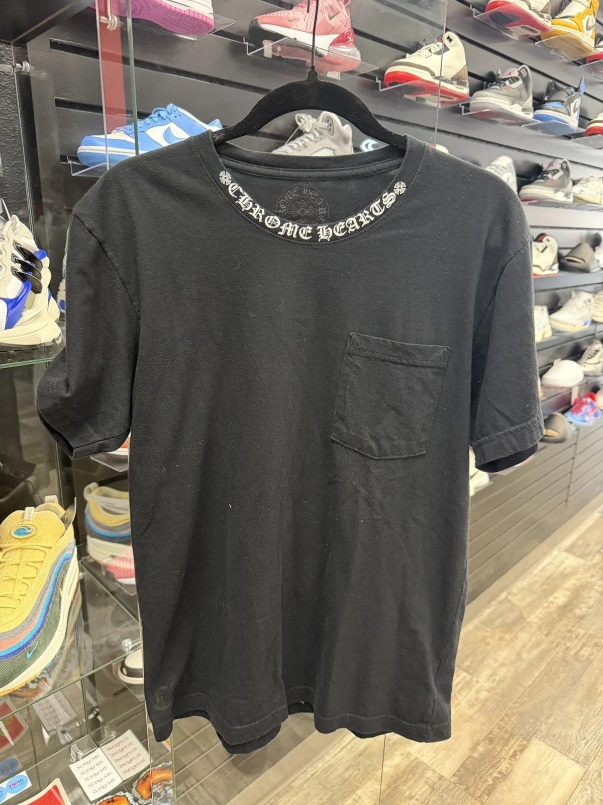 Chrome Hearts — Hearts Neck Logo Tee M - Lightly Worn — streetwear — resale