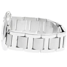 Cartier Baron Blue LM W69012Z4 Date Silver Dial Automatic Watch_974313 4