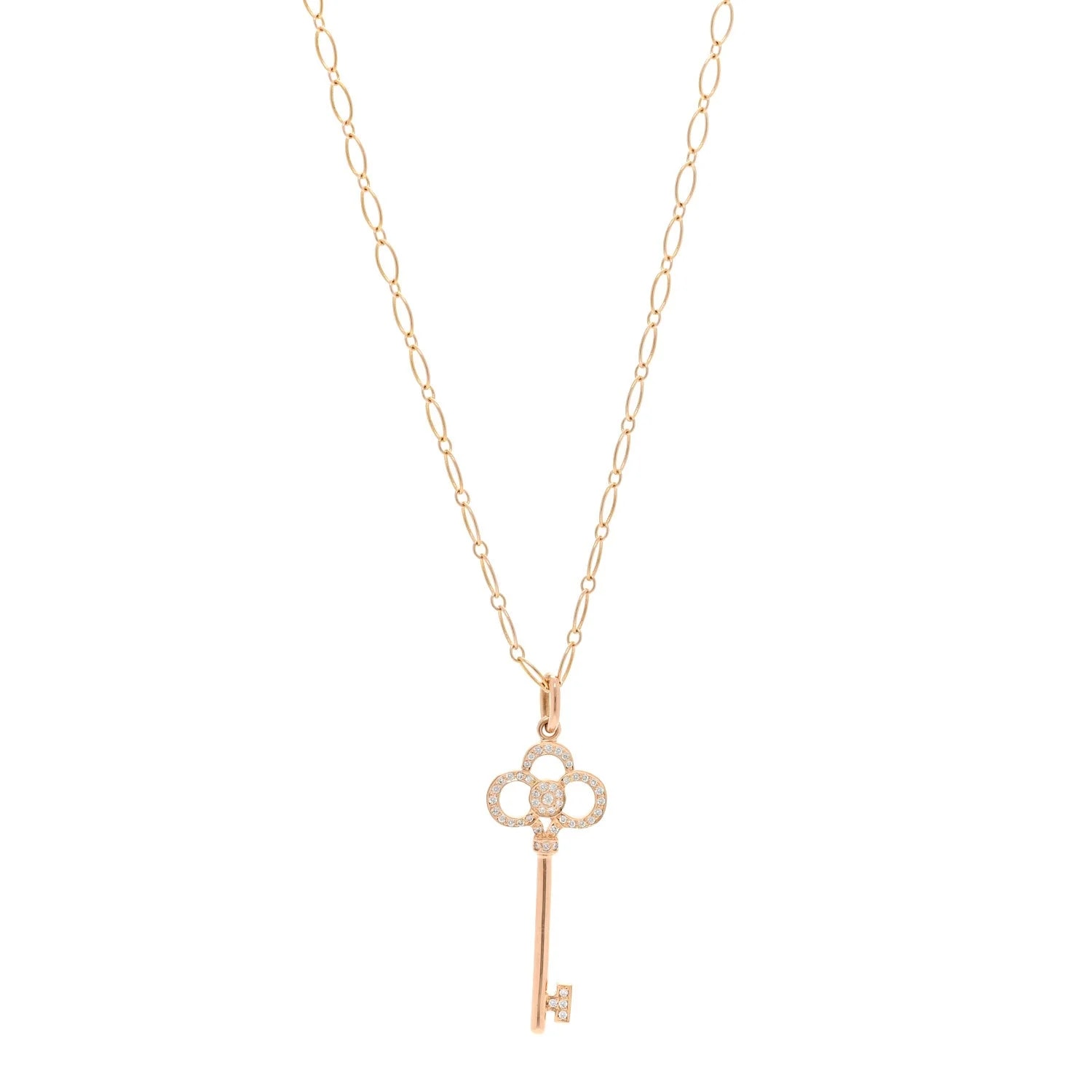 Tiffany & Co. — 18K Rose Gold Crown Key — Jewelry — resale
