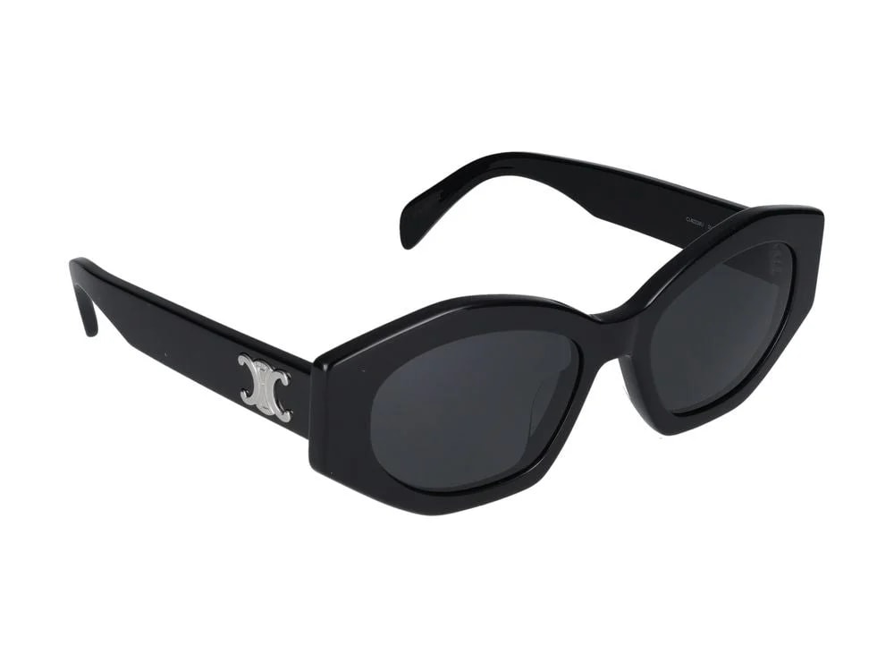 Celine Cl40238u Logo-Embellished Oval Sunglasses — Standard 3