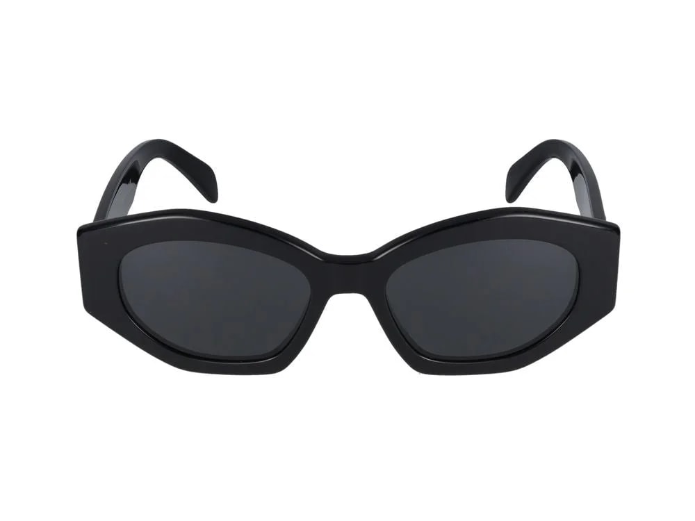Celine Cl40238u Logo-Embellished Oval Sunglasses — Standard 4