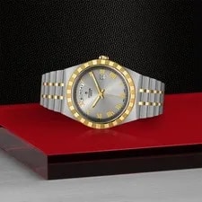 Tudor Royal 41mm Silver Roman Numeral Dial Yellow Gold and Steel M28603-0001 4