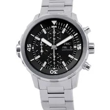 IWC — IWC Aquatimer Chronograph IW376804 Stainless Steel 44mm Black Dial #TZW397 — Watch — resale