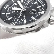 IWC Aquatimer Chronograph IW376804 Stainless Steel 44mm Black Dial #TZW397 4