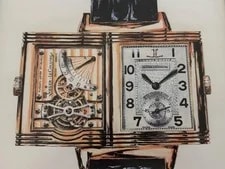 Lithograph of Reverso Tourbillon Presented By Jaeger-LeCoultre By J Deleskiewicz 3