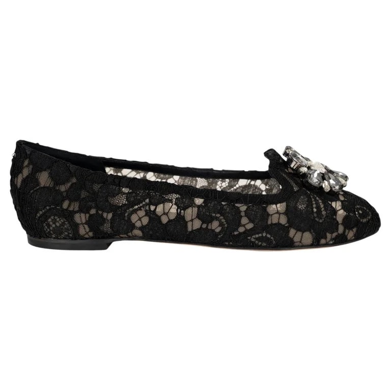 Dolce & Gabbana — Dolce & Gabbana 2023 Vally Taormina Lace Ballet 39 — Designer Shoe — resale