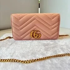 Gucci — Gucci GG Marmont Soft Regular Matelasse Flap Chain Crossbody — Handbag — resale