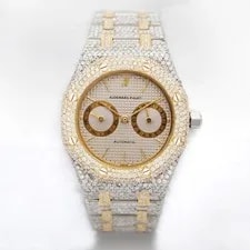 Audemars Piguet Royal Oak no.164 38mm T/T 18k Custom Diamond Band/bezel w.Box 2