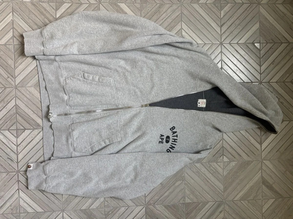 Rape Bape Thermal Lined Full Zip Up Hoodie — streetwear — resale