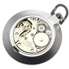 IWC Schaffhausen Pocket 797 Manual Wind SS Black Dial From Japan 3