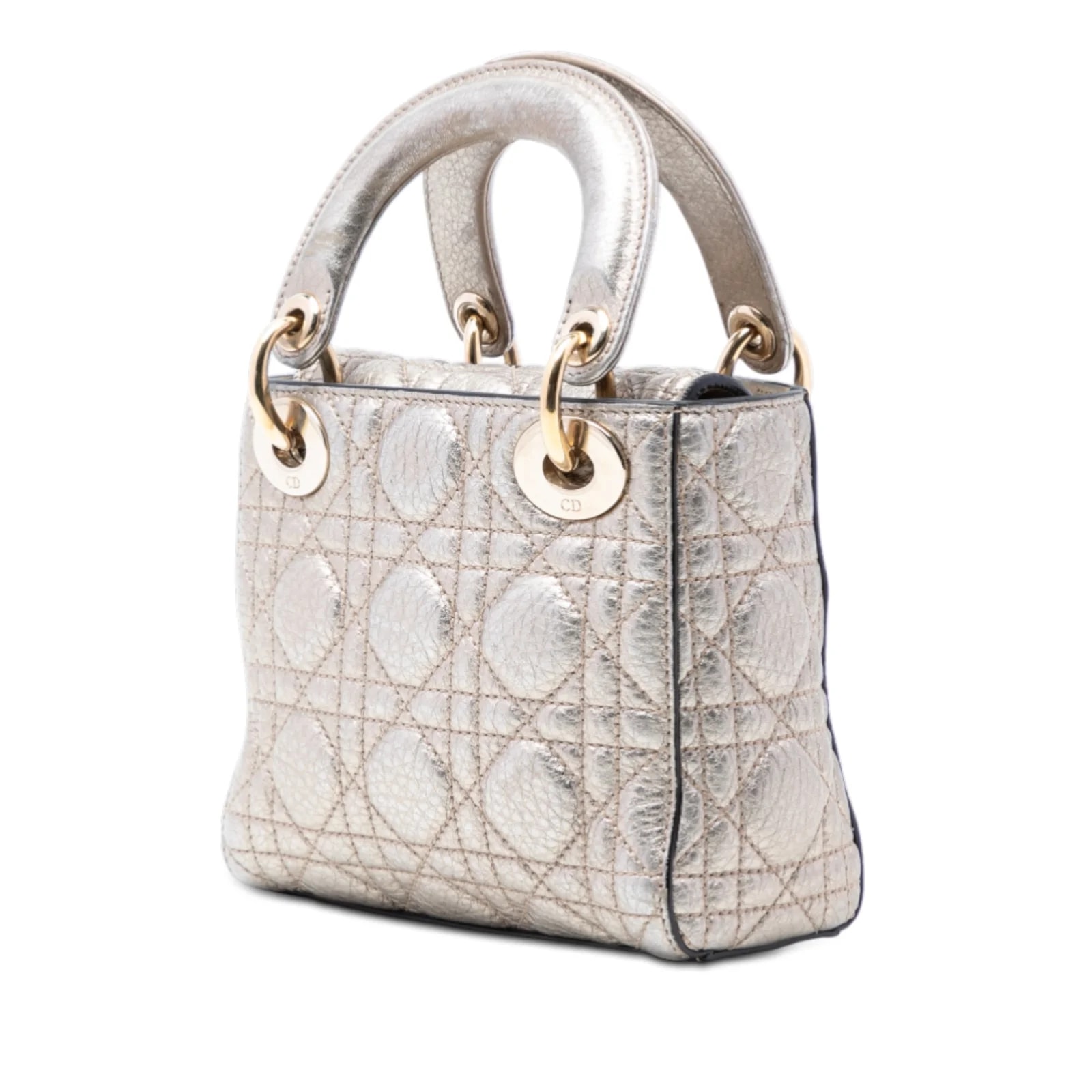 Mini Metallic Supple Lady Dior 2