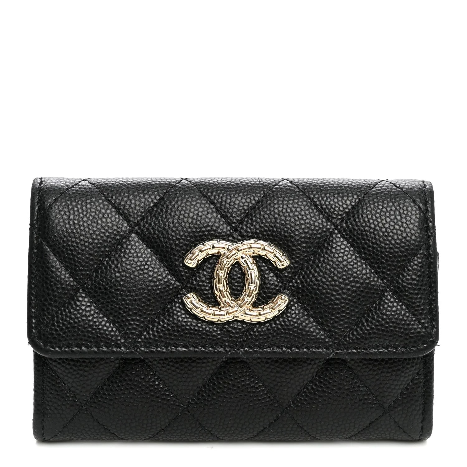 Textured CC Flap Card Holder — Accessory — resale