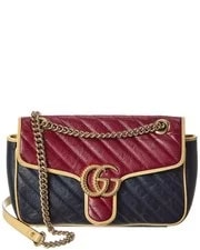 Gucci — Gucci Azalea Diagonal Small Torchon GG Marmont(Authentic — Handbag — resale