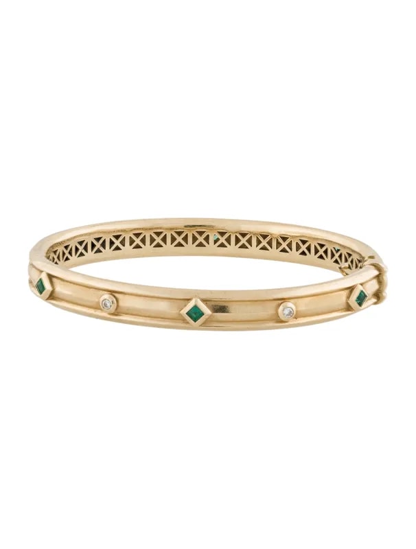 David Yurman — 18K & Hinged Bangle — Jewelry — resale