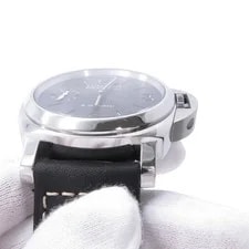 Panerai Luminor PAM00915 Stainless Steel / Leather 44mm Black Dial #TZW307 4
