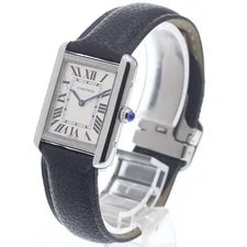 Cartier Tank Solo WSTA0030 Silver Dial Quartz Watch_962124 2