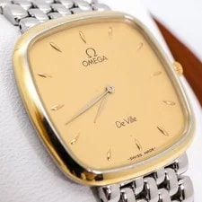 Working Omega de Ville Square Gold Two-Tone 3510 2