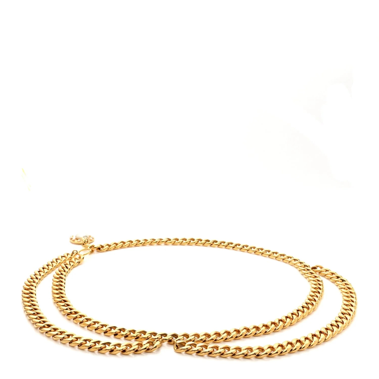 Metal Chain Horseshoe Belt Pearly 2