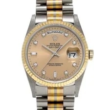 Rolex — Rolex Day-Date Tridor 18239ABIC Copper/diamond 732028 — Watch — resale