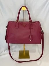 Prada — Prada Boston Top Handle Crossbody W/ Strap — Handbag — resale