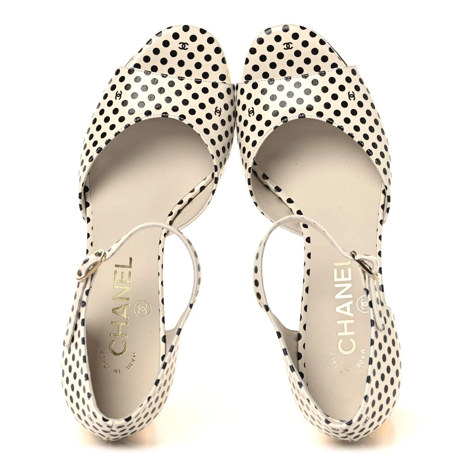 Printed Polka Dot CC Platform 36.5 2